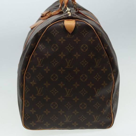 LOUIS VUITTON Monogram Keepall 60 Boston Bag M41422 LV Auth 85278 - Picture 3 of 16